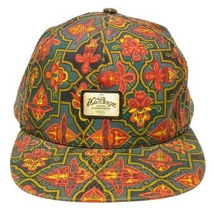 10 Deep Mens OSFA Floral Geometric Tapestry Strapback Hat Streetwear Adjustabe